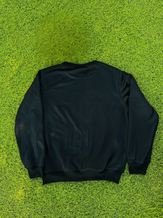 Real Madrid Embroidered Sweatshirt – Premium Black