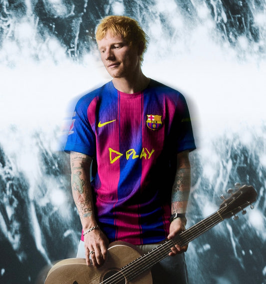 Barcelona X Ed Sheeran Jersey Embroidery(Imported)