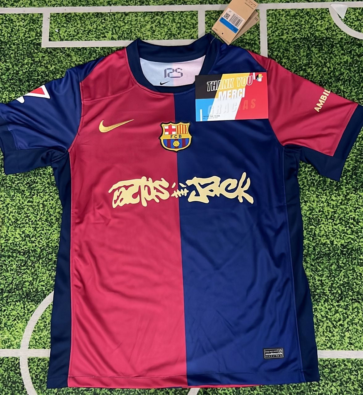 Barcelona X Travis Scott Jersey Embroidery(Imported)