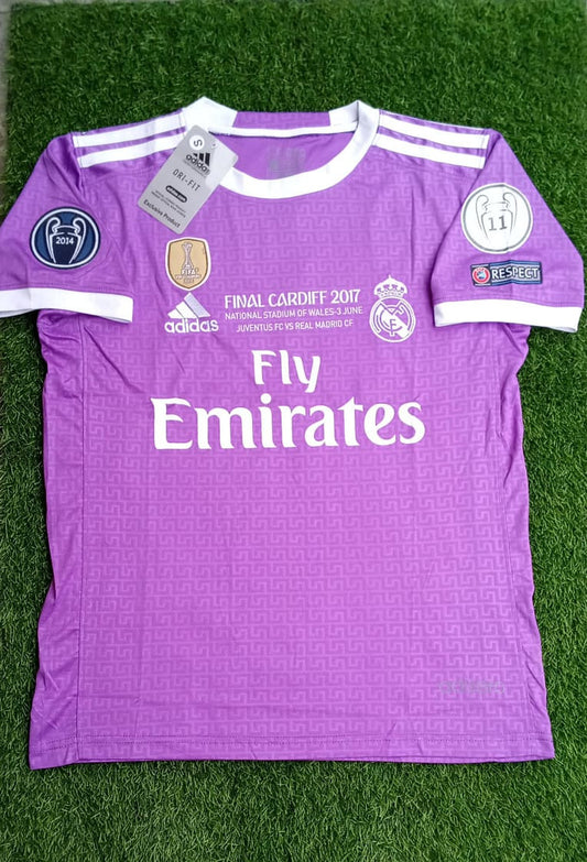 Real Madrid 2017-18 Embroidery Jersey