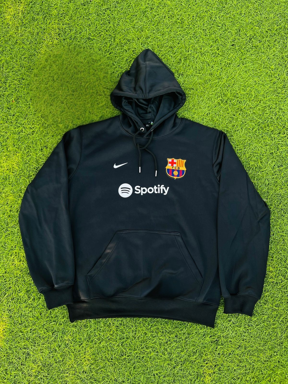 Barcelona Embroidered Hoodies – Premium Black