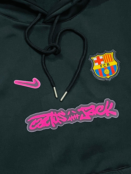 Barcelona Cactus Jack Embroidery Hoodies