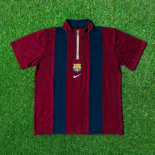 Barcelona Special Embroidery Zip Shirt - SoleSource Creation